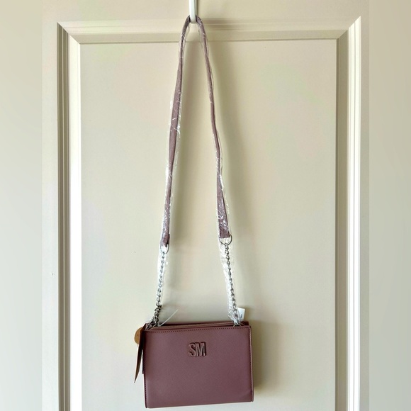New With Tags Steve Madden Lilac Mauve Crossbody Bag - Picture 1 of 12